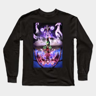 The Final Battle (Kingdom Hearts Chain of Memories) (w/ Cards & Flipped) Long Sleeve T-Shirt